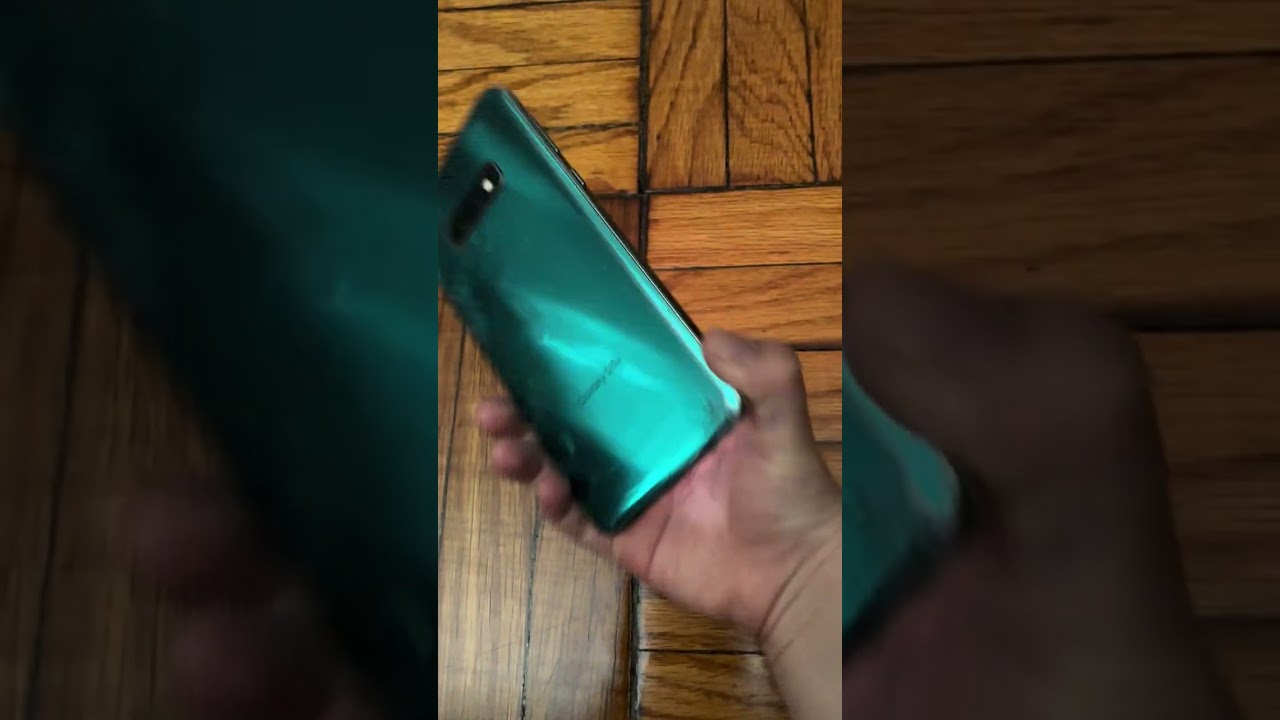 Galaxy s10e from 2019 testing ringtones and features 
