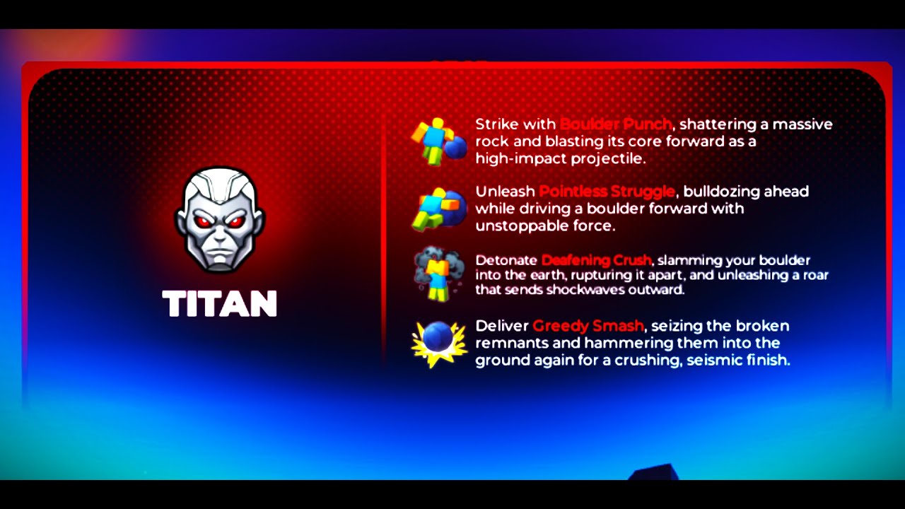 Roblox Project Smash playing as TITAN gameplay