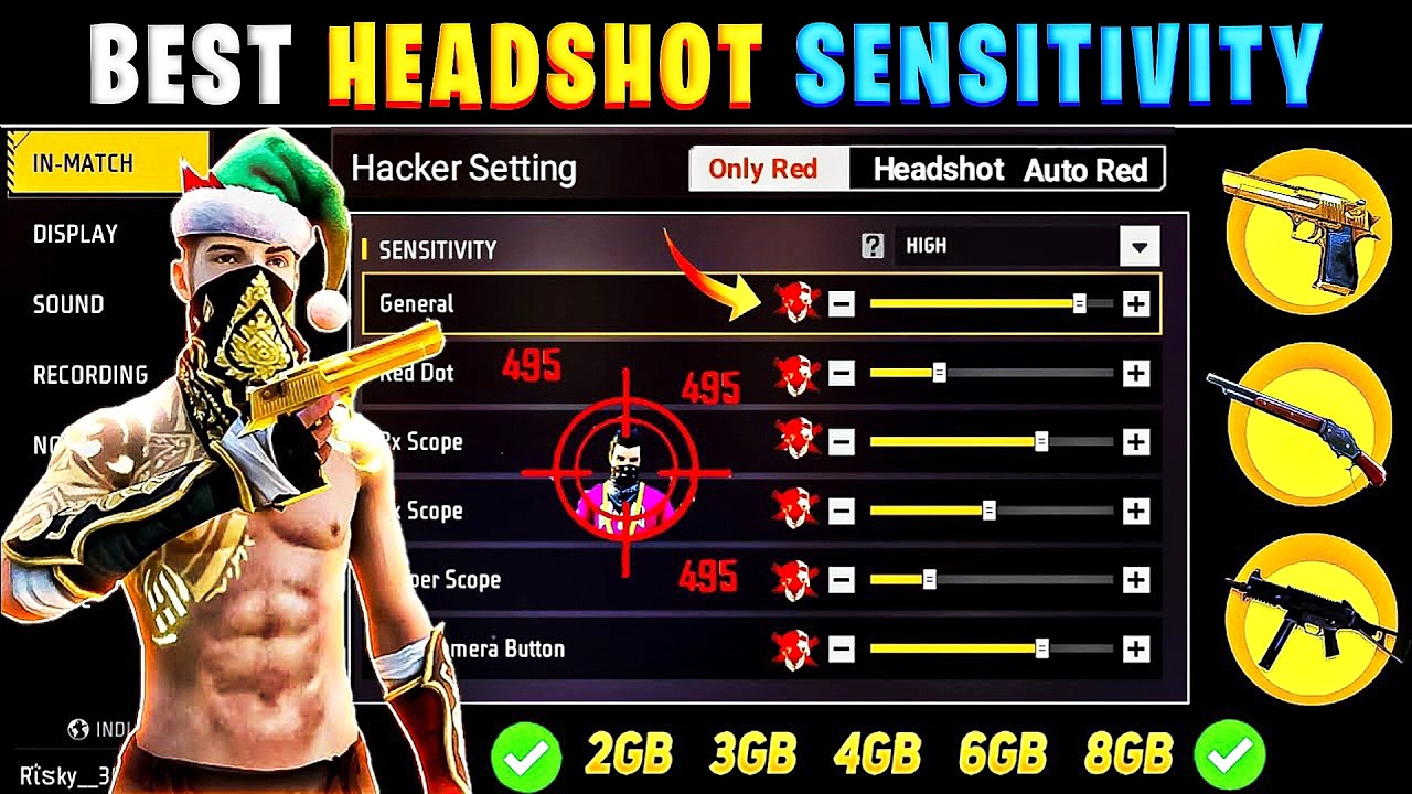 Headshot sensitivity 🔥 || Free fire headshot setting in tamil || 2026 Best headshot sensitivity