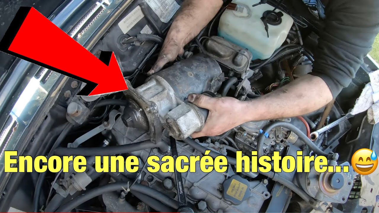 Nouveau démarreur pour le JEEP😅La pire des galère😆Tout s'enchaine!🤬