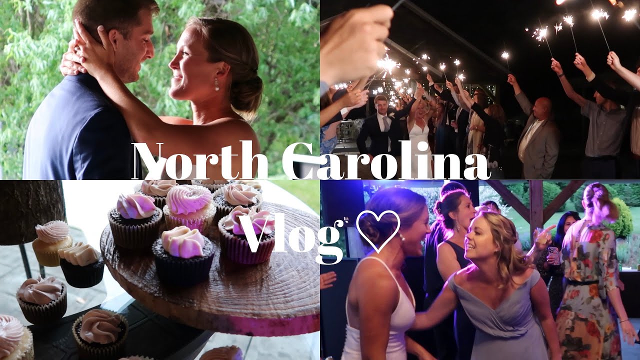 North Carolina Vlog ♡ American drinking games,wedding,local farm,Kilwins | 美國人喝酒遊戲,婚禮側錄,北卡的三天生活