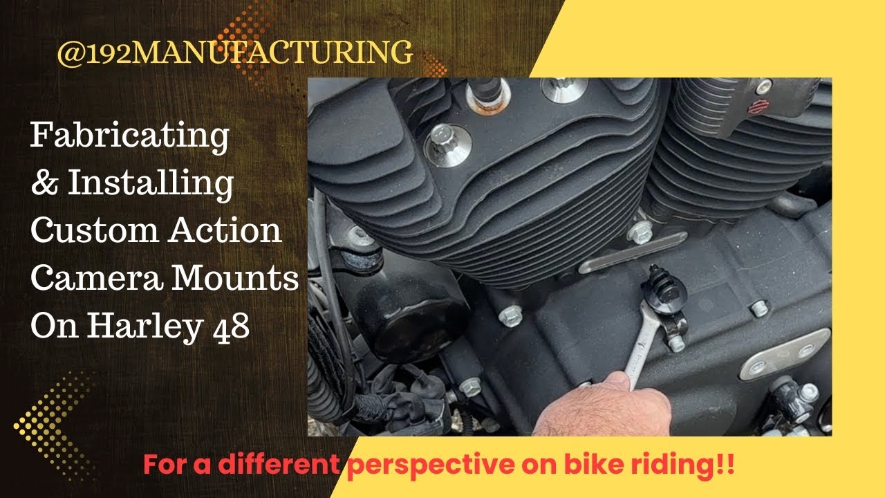 Custom Motorcycle Action Camera Mounts