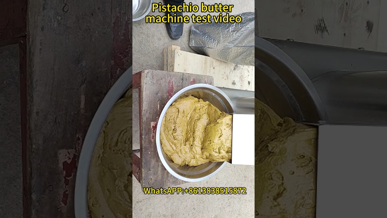 Automatic Pistachio Butter Machine | Pistachio Paste Making Machine for Processing Pistachio, Peanut