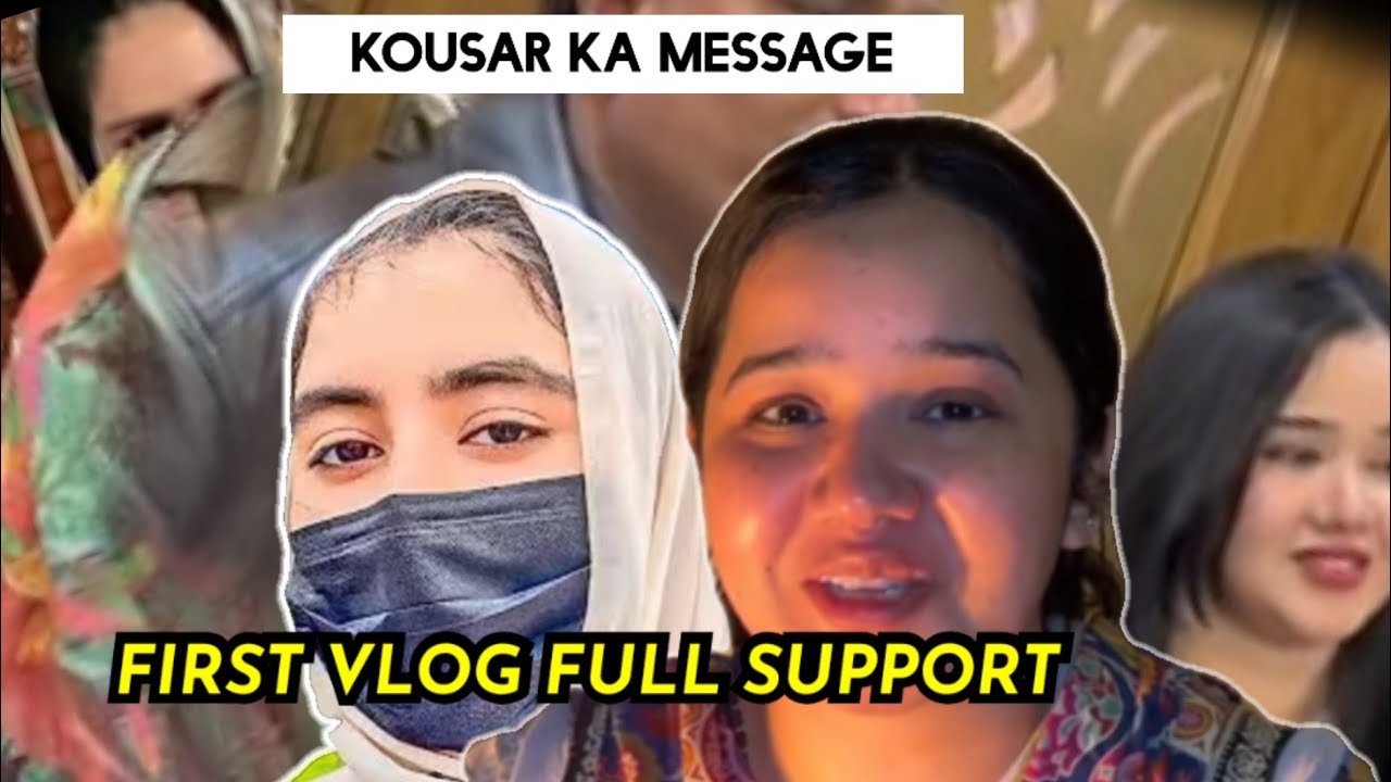 SAJID KA REACTION WABAL BUN GAYA_AYESHA K CHANNEL P FOUZIA KA FIRST VLOG 