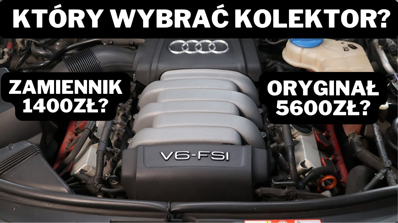 AUDI A6 C6 V6 zmieniam kolektor jak rękawiczki