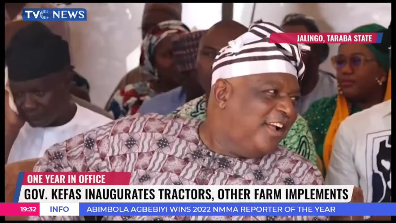 Governor Kefas Inaugurates Tractors, Other Farm Implements In Jalingo