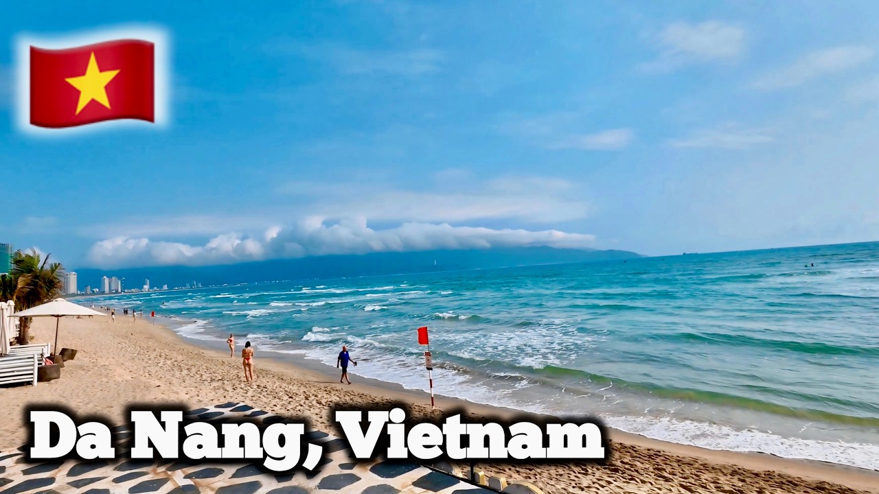 You Won’t Believe How Quiet Da Nang’s Main Beach Is in the Morning 😲🌅