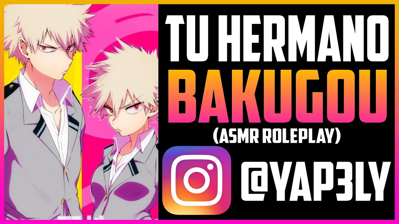 Tu hermano BAKUGOU 🧡 | ASMR Anime Español | ASMR Boku No Hero | Bakugou ASMR