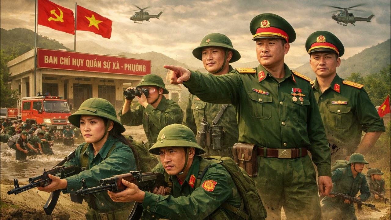 BAN CHỈ HUY QUÂN SỰ CỞ SỞ XÃ PHƯỜNG. TÁC GIẢ: ĐỖ TRƯỜNG SƠN