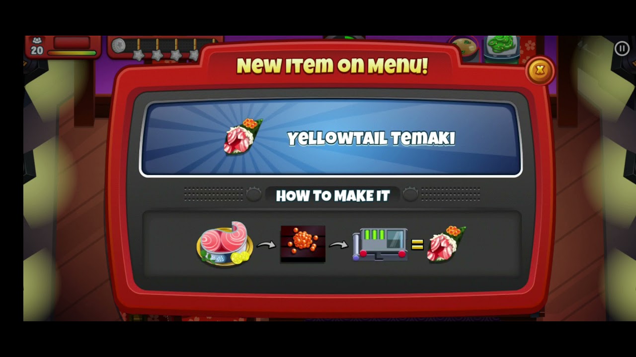 Cooking Dash - Enso sushi (6-15) ss1