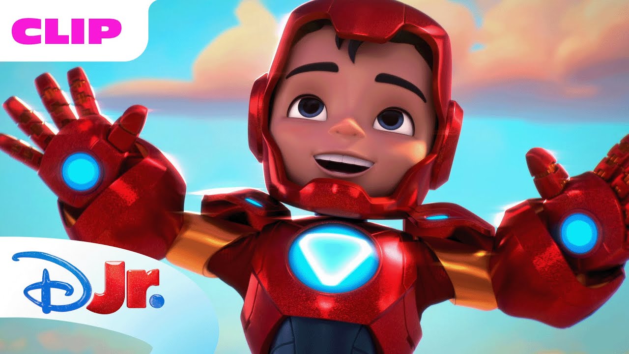 Ultron Crashes Beach Day! ⛱️ | Marvel's Iron Man and his Awesome Friends | @disneyjr x @MarvelHQ