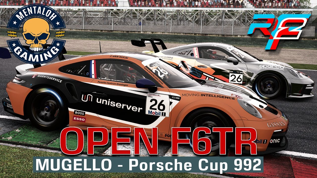 rFactor 2 Open Porsche 911 GT3 Cup 992 Flat6 circuit Mugello
