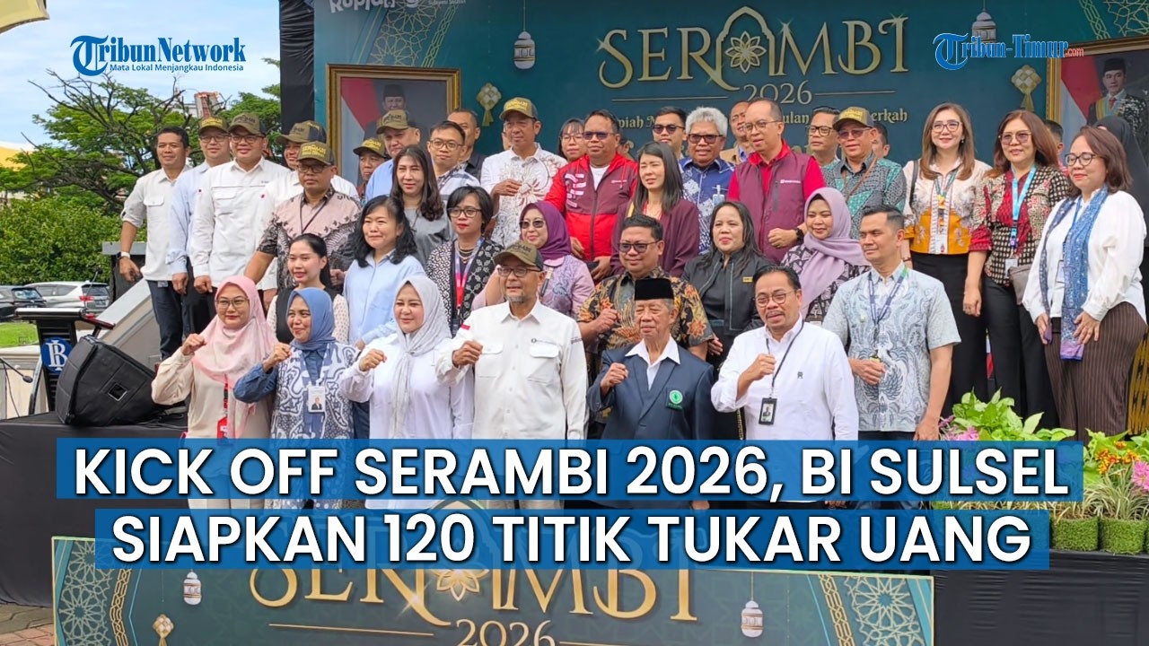 Kick Off SERAMBI 2026, BI Sulsel Siapkan 120 Titik Tukar Uang