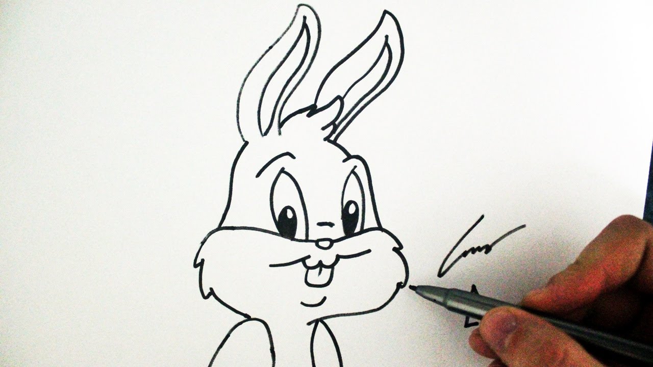 Como Desenhar o Pernalonga [Baby Looney Tunes] - (How to Draw Bugs Bunny) - SLAY DESENHOS #350