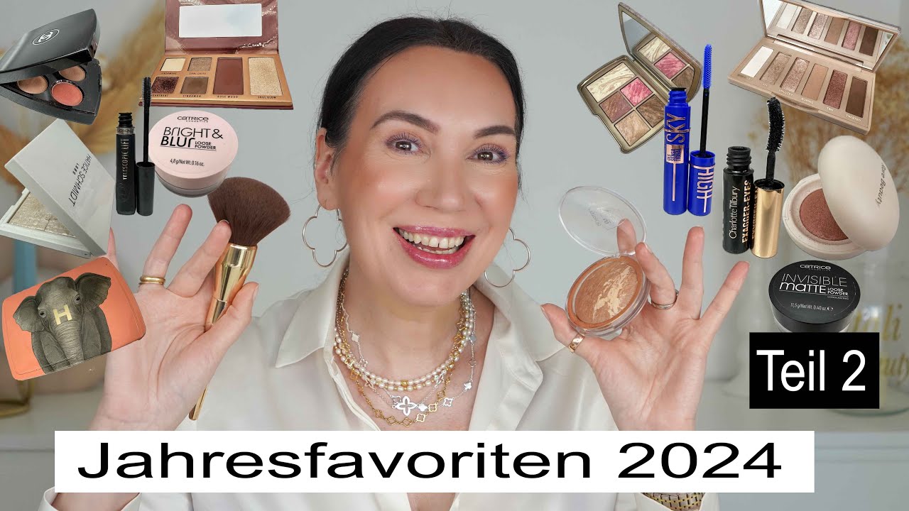 XXXL MAKEUP JAHRESFAVORITEN 2024 Lidschatten, Mascara, Bronzer, Puder, Highlighter / TEIL2
