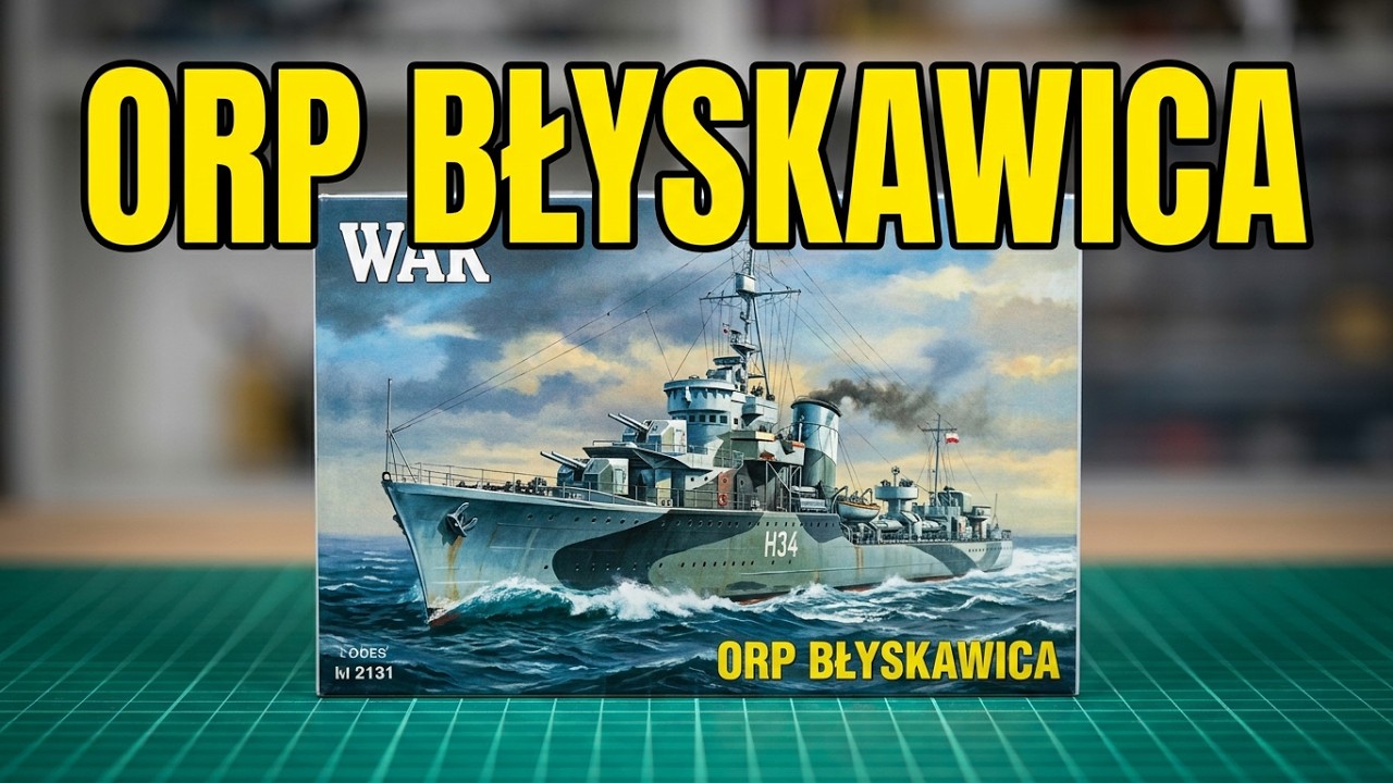ORP Błyskawica model kartonowy .Cardboard model.#modelarstwo #karton #wak #hobby #małymodelarz