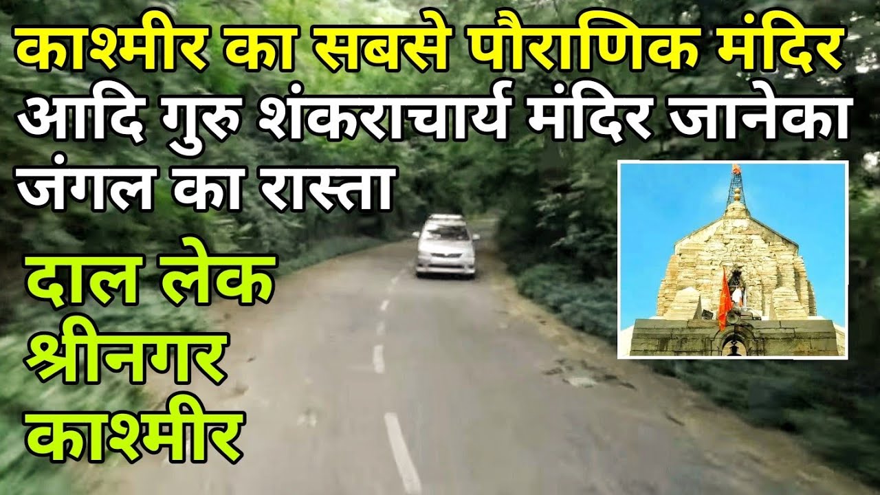 Dal Lake to Shankaracharya Temple Road Drive Srinagar Kashmir AlertCitizen
