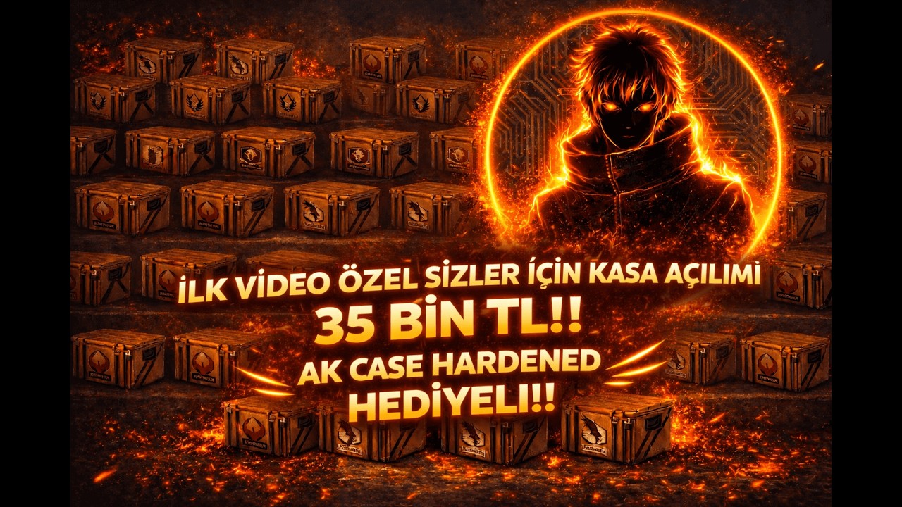 SİZLER İÇİN 30 BİN TL'LİK KASA AÇILIMI!! AK CASE HARDENED HEDİYELİ!!