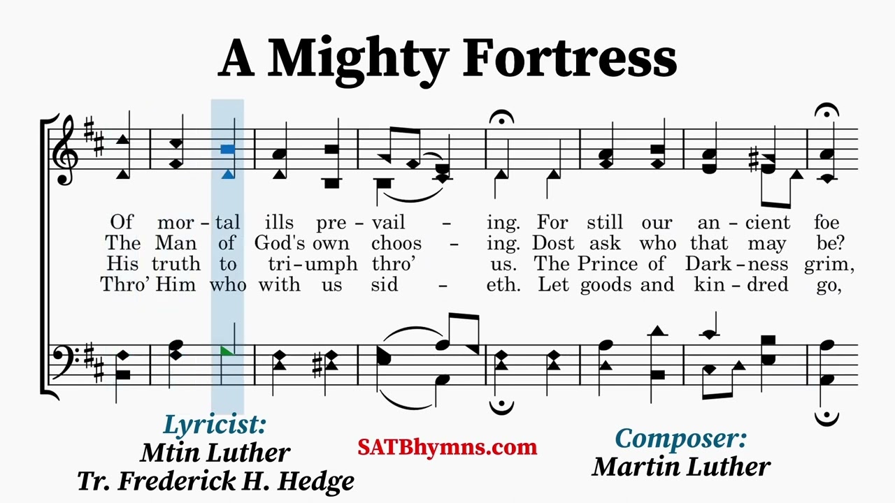 A Mighty Fortress | Martin Luther, Frederick H. Hedge | A Cappella/SATB Hymn