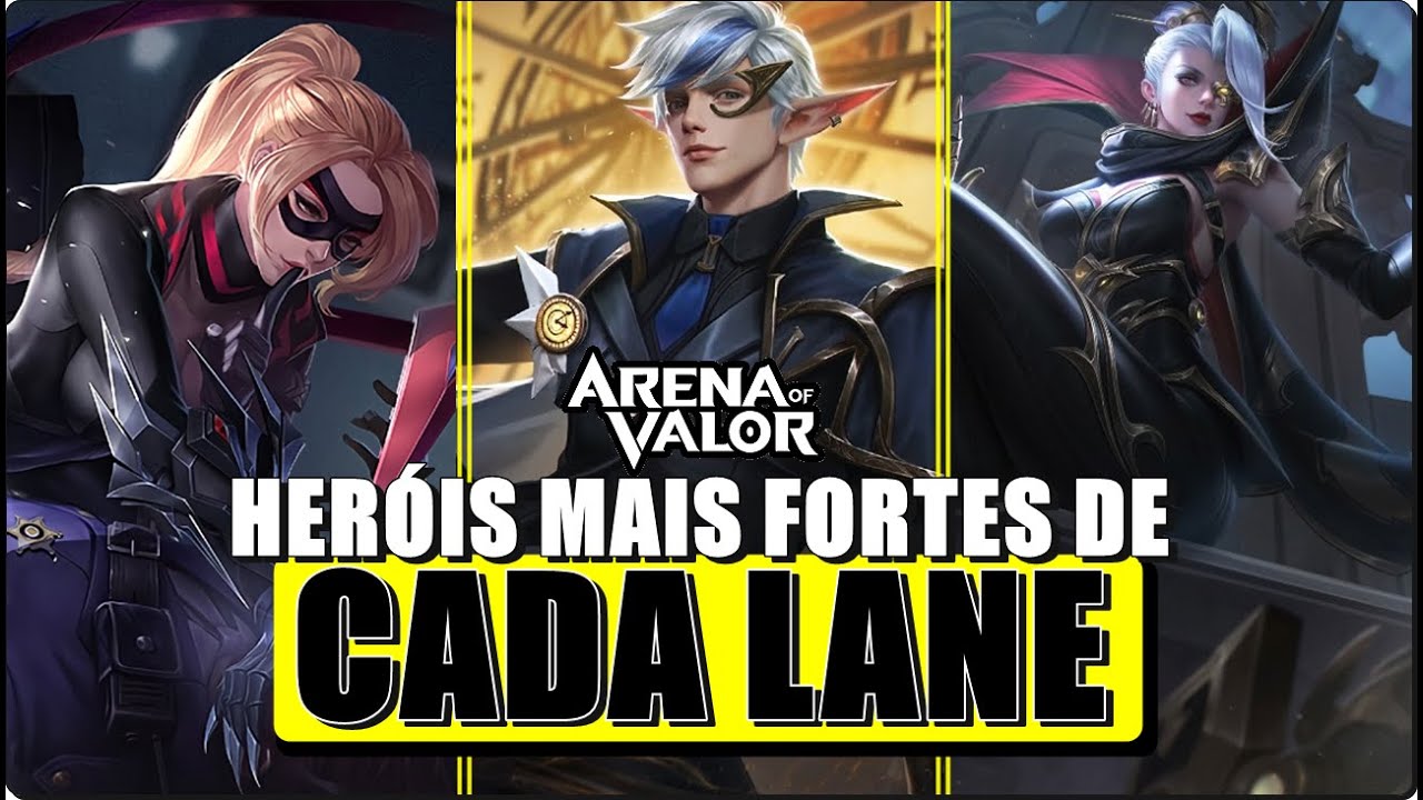 OS TOP 5 MELHORES HERÓIS QUE CARREGAM O JOGO PARA SUBIR DE ELO RAPIDO NA SEASON 24 - Arena of Valor