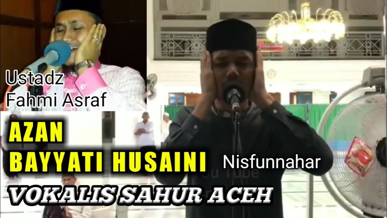 Masya Allah.. Adzan Sangat Merdu || Syech Nisfun Nahar || Vokalis Viral Sahur Aceh, var Ustd Fahmi