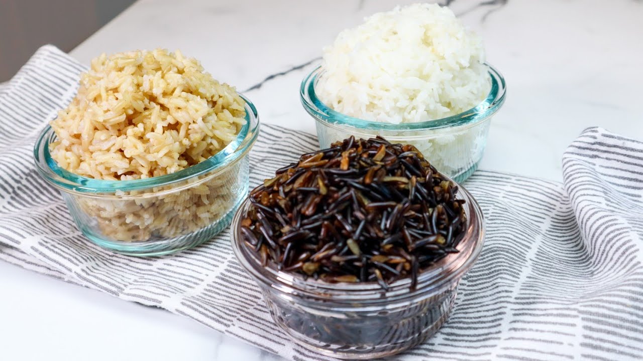 PERFECT INSTANT POT RICE Every Time│WHITE, BROWN and WILD RICE