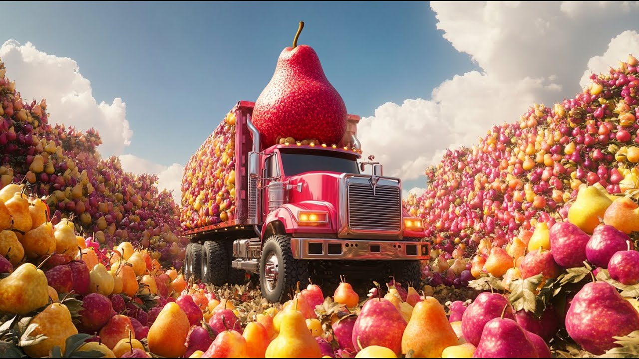 Harvesting Giant Pears - The Largest Pears You&rsquo;ve Ever Seen! #fruit