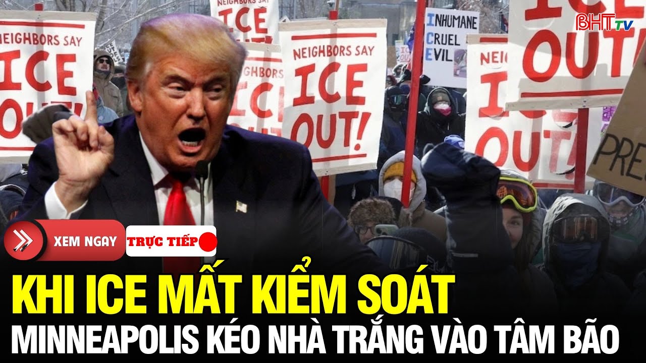 🔴Nước Mỹ 24H: Cơn địa chấn Minneapolis: Phát súng làm vỡ trận ICE - Nhà Trắng suýt bị kéo sập