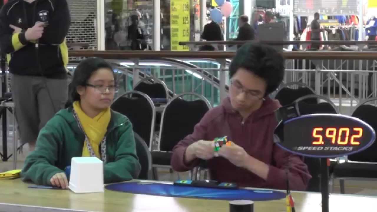 Cuthberts Open 2014 - 3x3x3 Final - Alexander Lau + Edward Lin