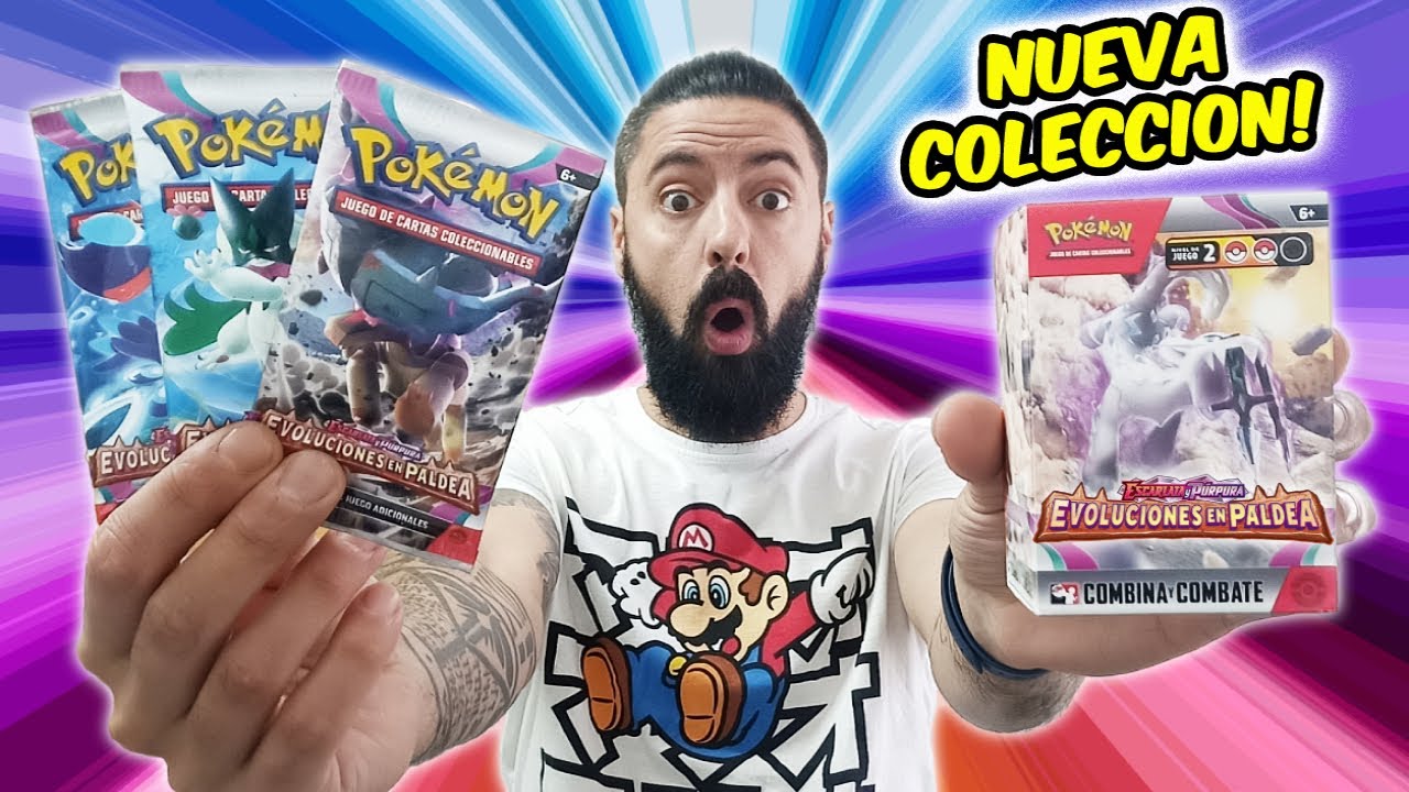 ABRO VARIOS SOBRES DE LA NUEVA COLECCION DE POKEMON TCG EVOLUCIONES EN PALDEA (PALDEA EVOLVED)