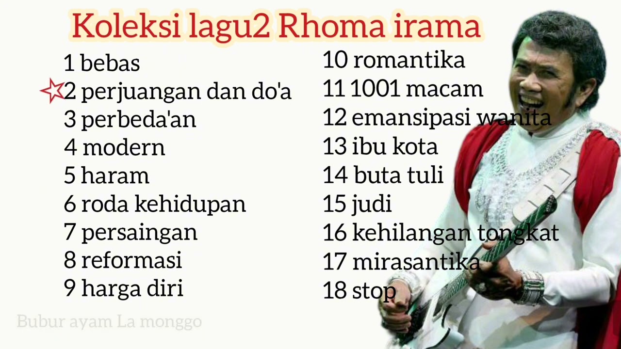 koleksi lagu lagu Rhoma irama