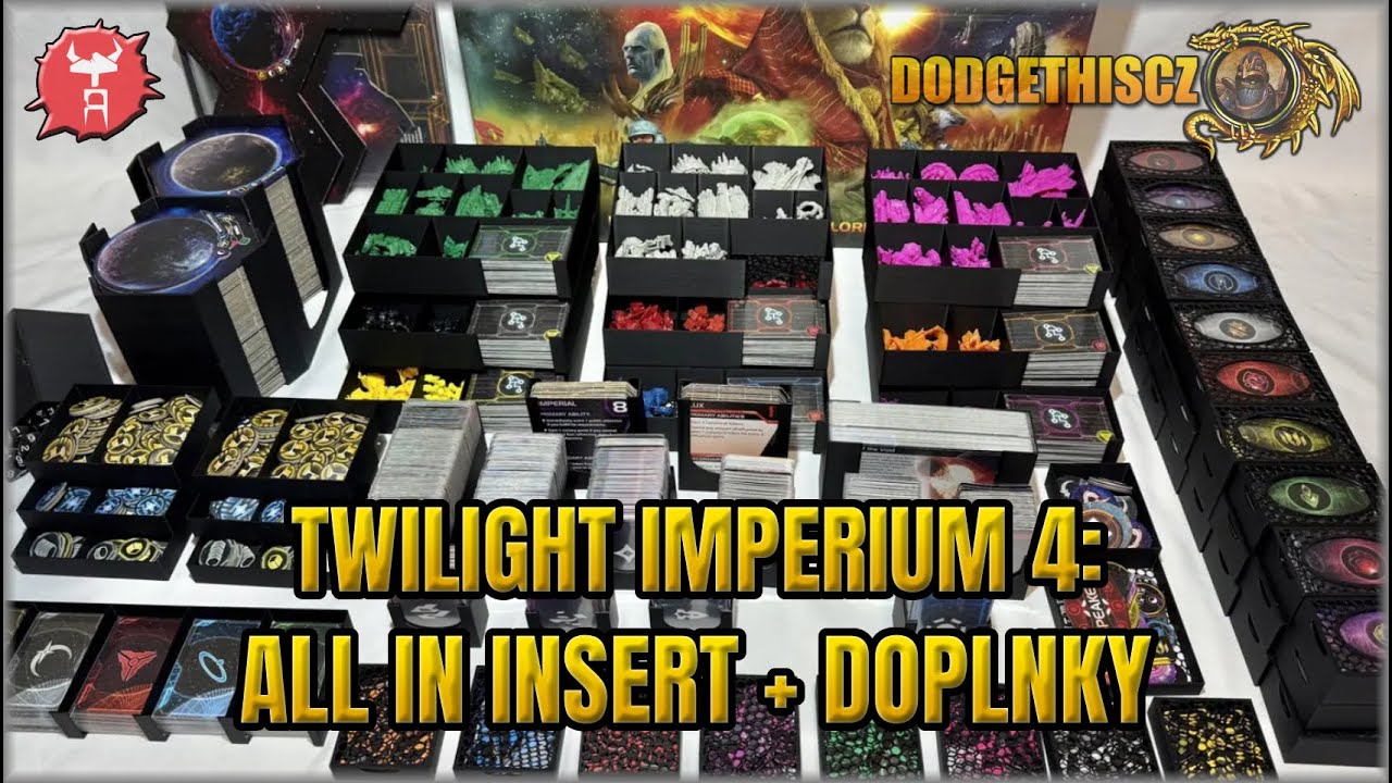 Twilight Imperium 4: All in insert + Doplňky | DodgethisCZ