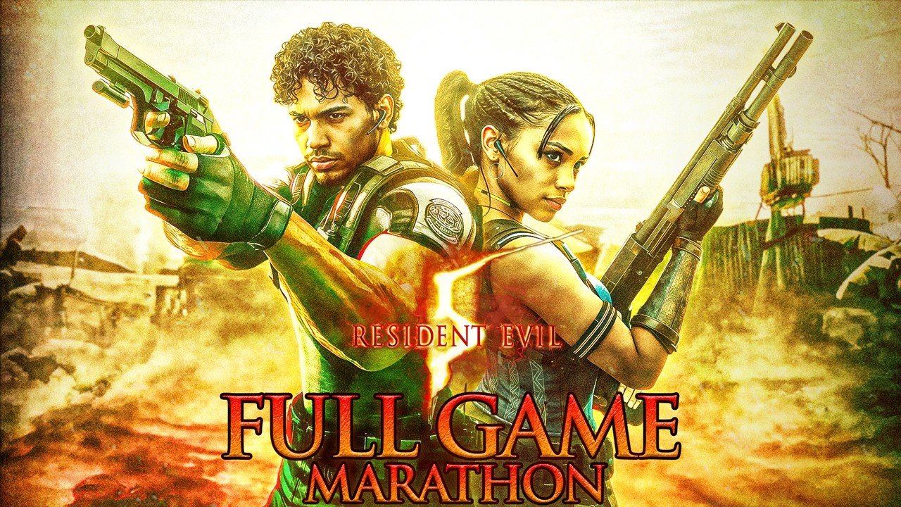 First Time Playing Resident Evil 5 CO-OP [FULL GAME MARATHON] [ROAD TO RE9]