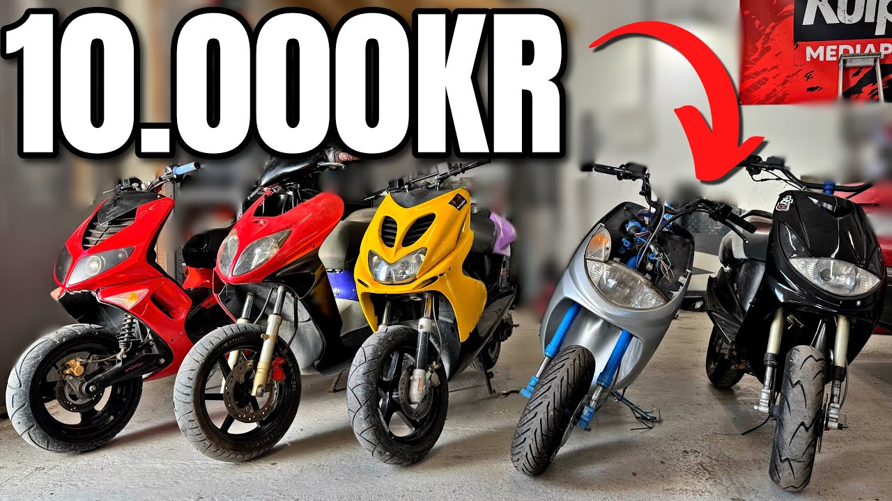 KÖPER 5 ST TRIMMADE MOPEDER FÖR 10.000 KRONOR - [VLOGG #750]