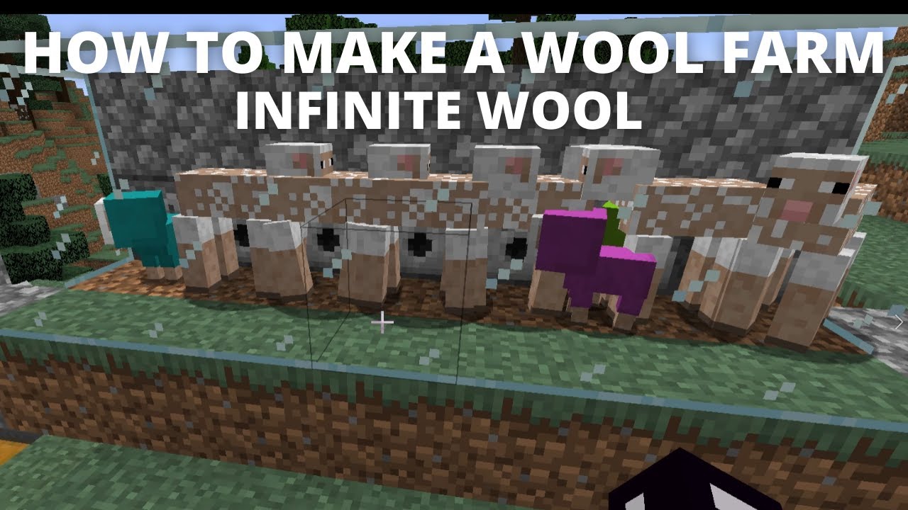 How to make wool farm in Minecraft | Astrimate Gaming