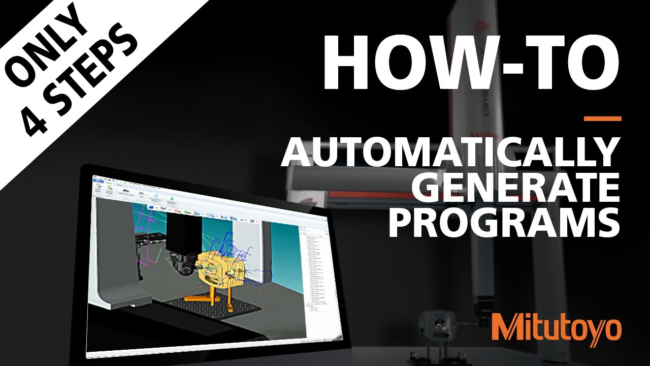 How-To Generate Measurement Programs Automatically – Mitutoyo MiCAT Planner Software