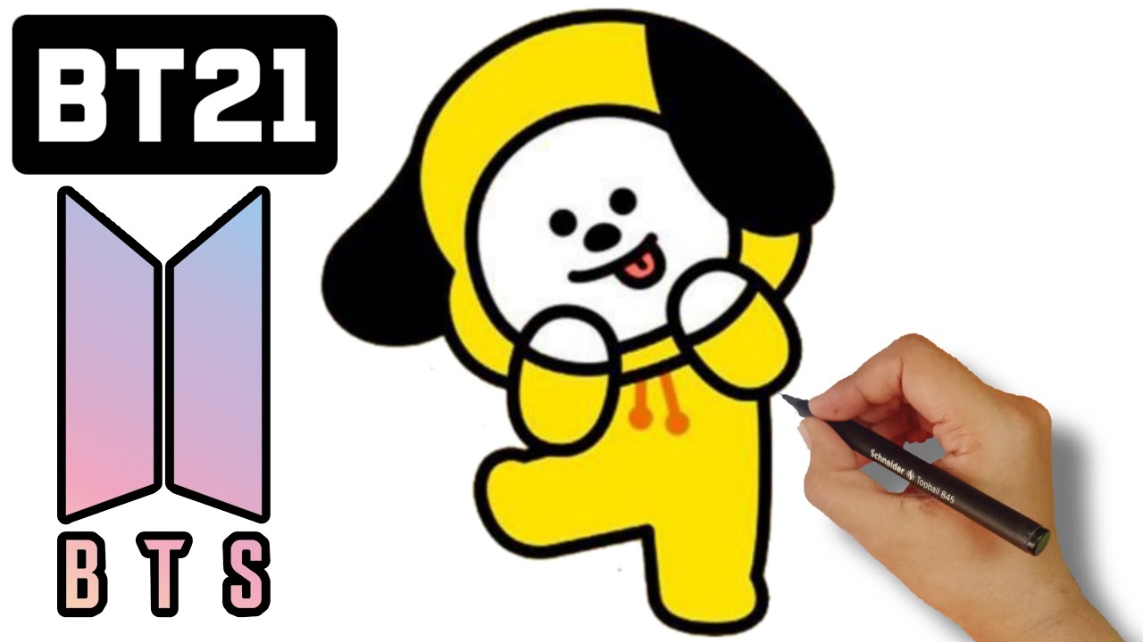 How to Draw BT21 Chimmy step by step | BTS Jimin persona | BT21 Chimmy