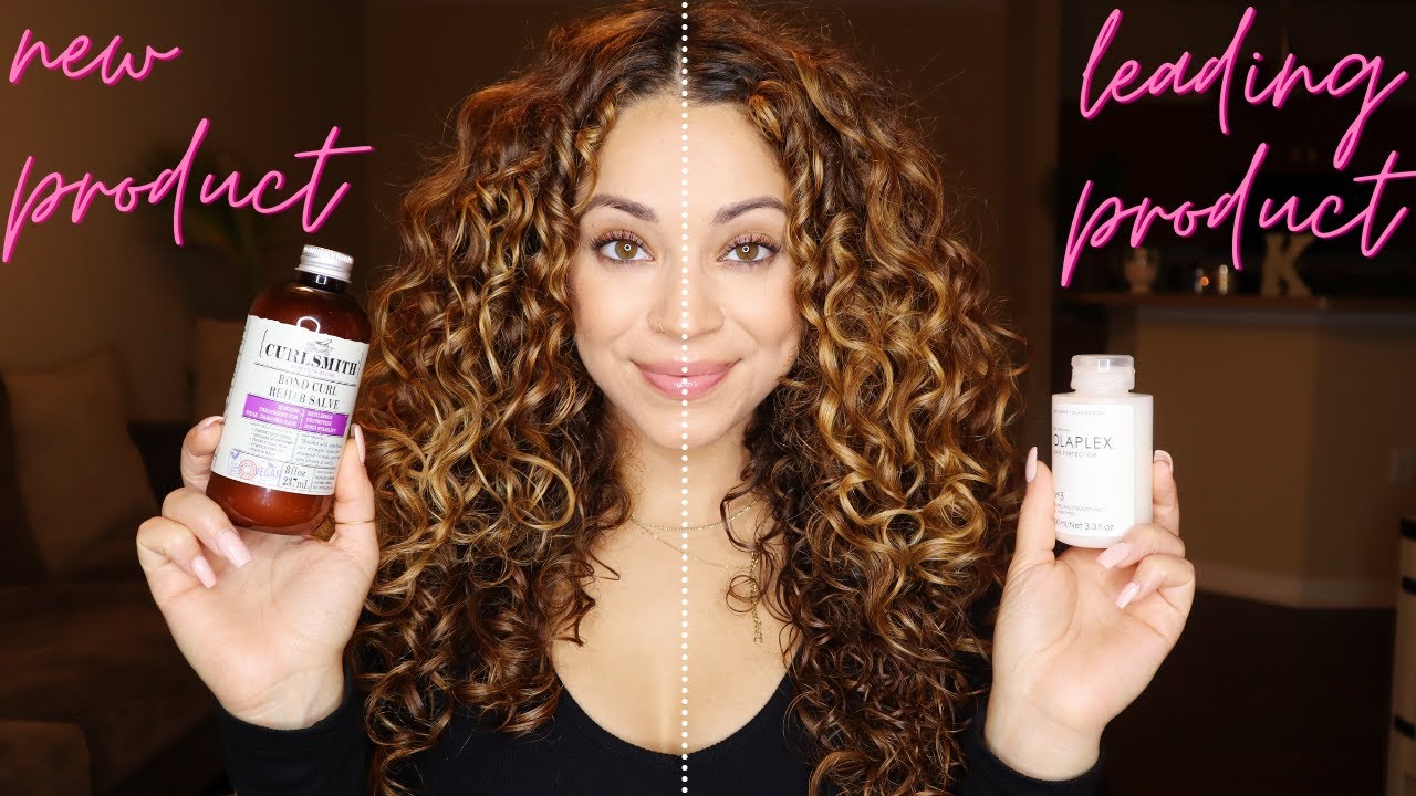 NEW Curlsmith Strength Recipe VS. Olaplex! REPAIR DAMAGED HAIR