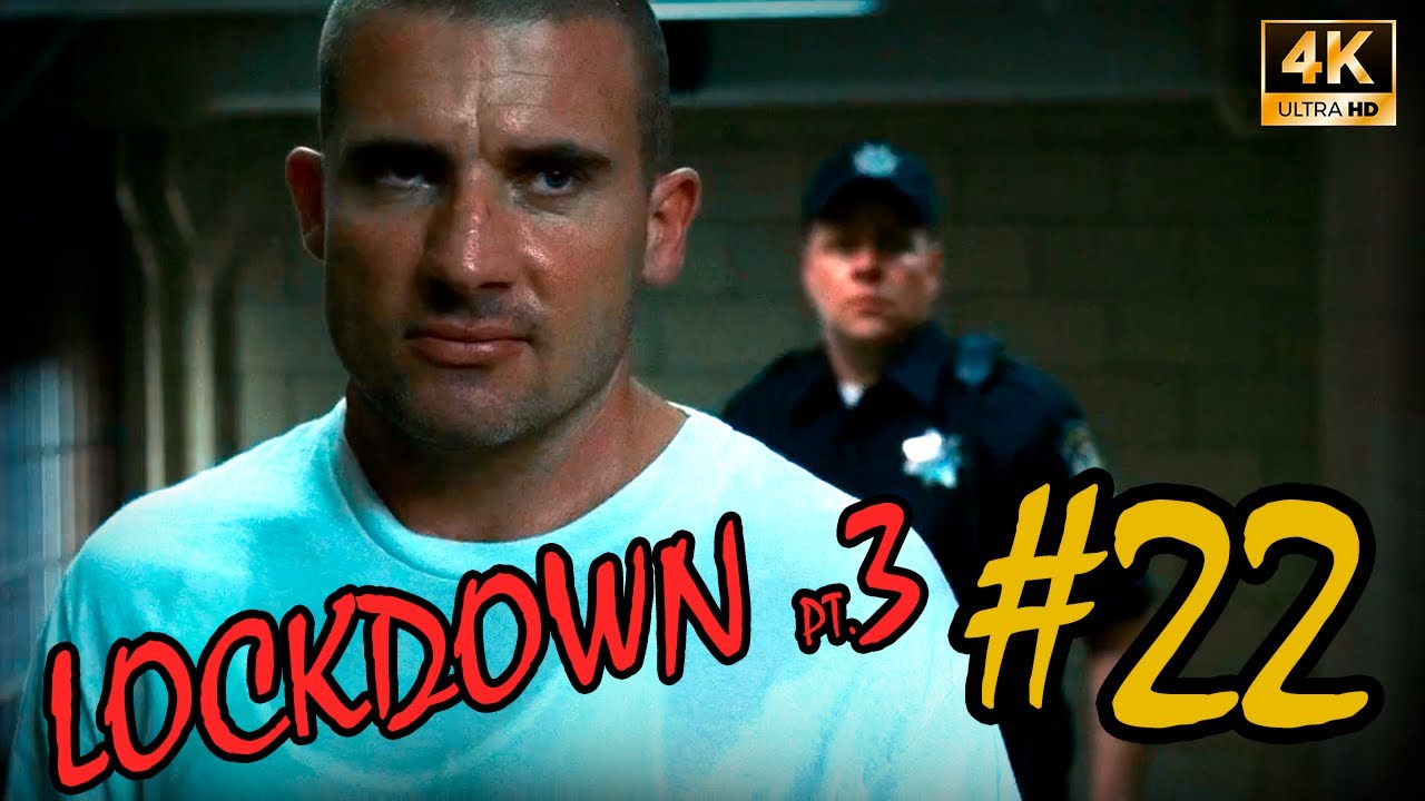 Lincoln Burrows Protects Rookie CO from T-bag. Lockdown in Fox. Prison Break s01 pt.22.3, 2160p (4K)