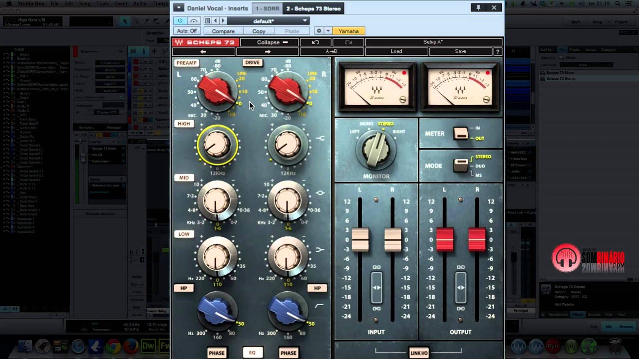 Waves Scheps 73 Simulação do Neve 1073