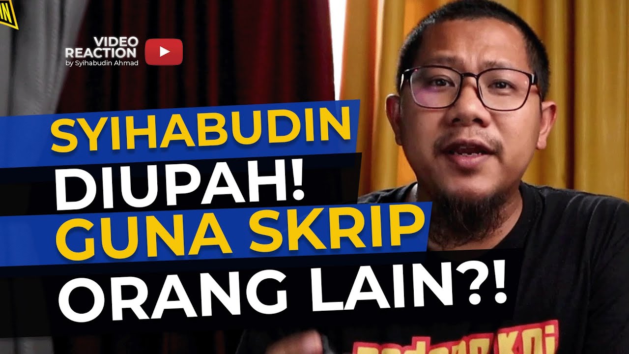 Syihabudin Ahmad Diupah?! Baca Skrip orang Lain?!