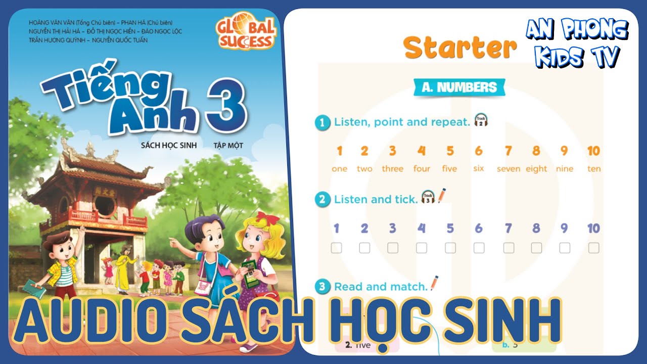Unit Stater | Audio Sách Học Sinh Tập 1 Tiếng Anh 3 Global Success Lớp 3 mới 2022 Phụ Đề Song Ngữ