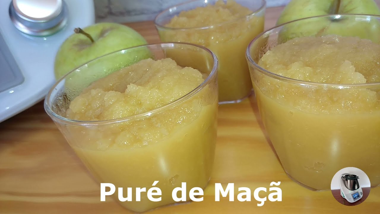 PURÉ DE MAÇÃ - Como Fazer Puré de Maçã na Bimby / Thermomix TM31 TM5 TM6