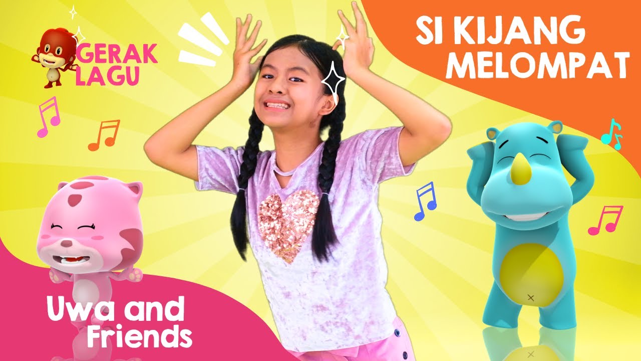 Gerak Lagu - Si Kijang Melompat  - Dance Anak PAUD - Kidang Talun