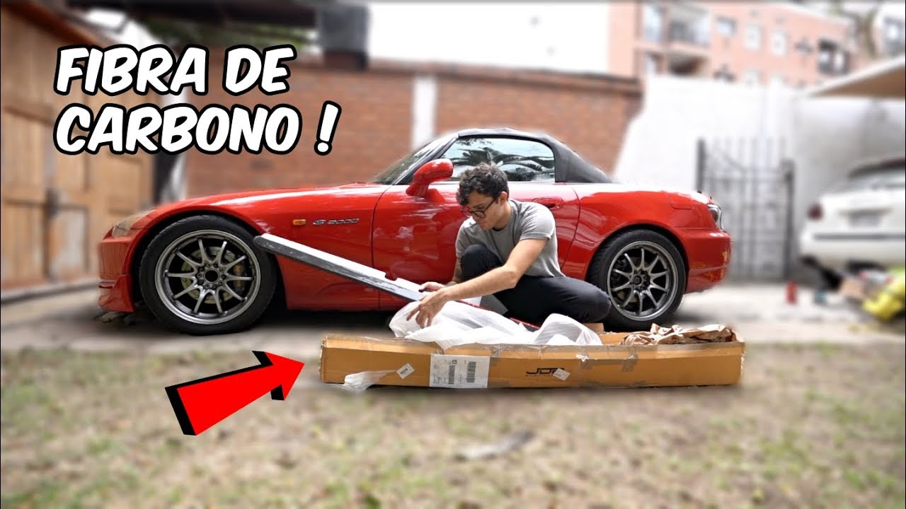 PIEZAS DE FIBRA DE CARBONO AL S2000 *quedó increíble*