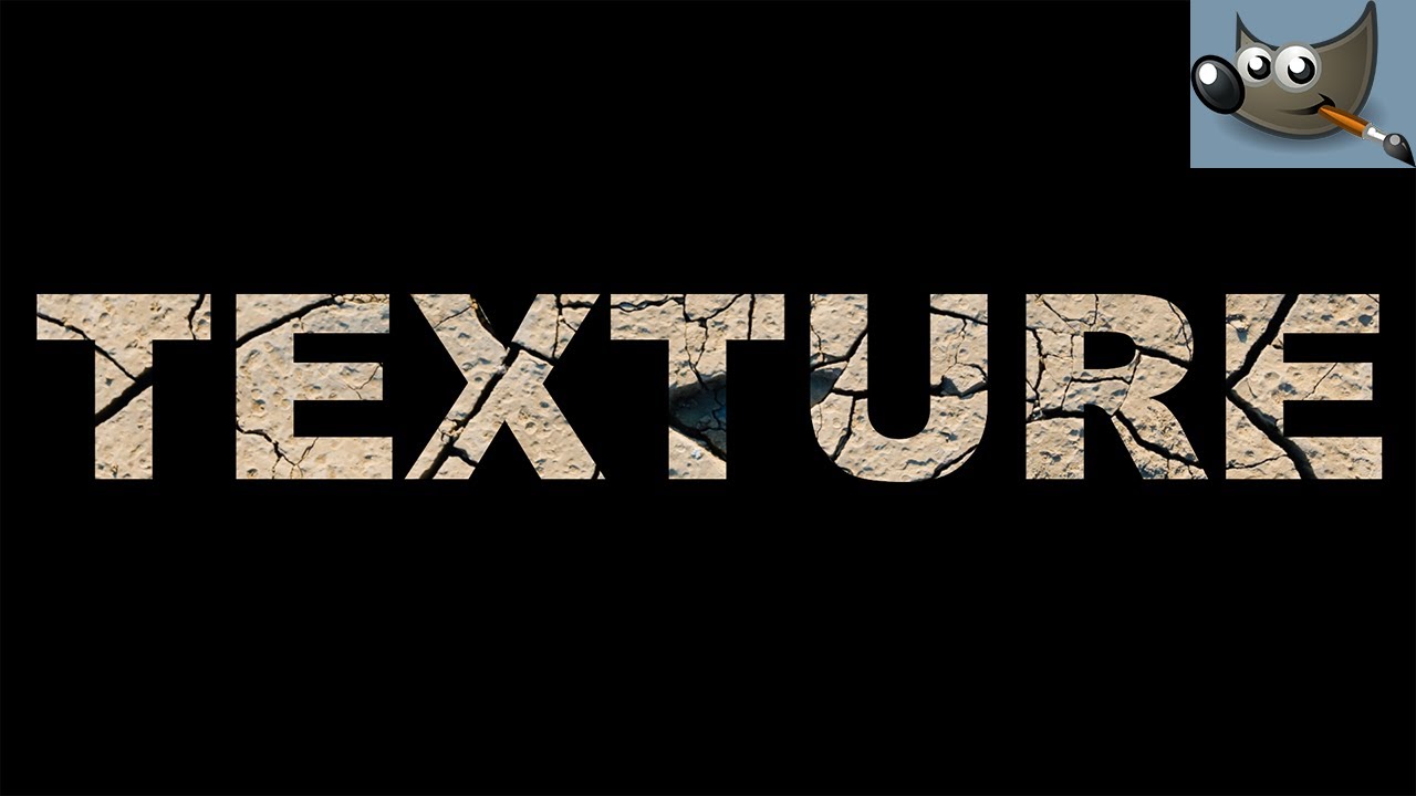 How to Create Easy Text Effects Using Textures in Gimp