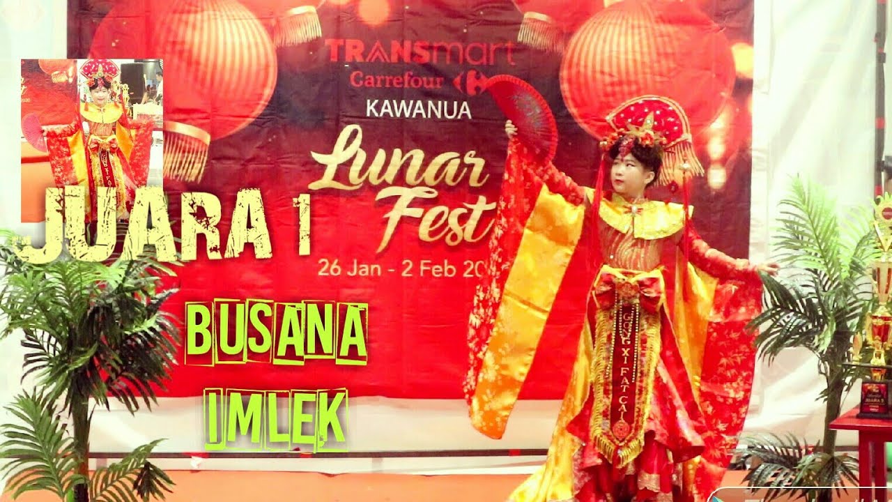 JUARA 1 Fashion Show Busana IMLEK #Transmart / chinese new year