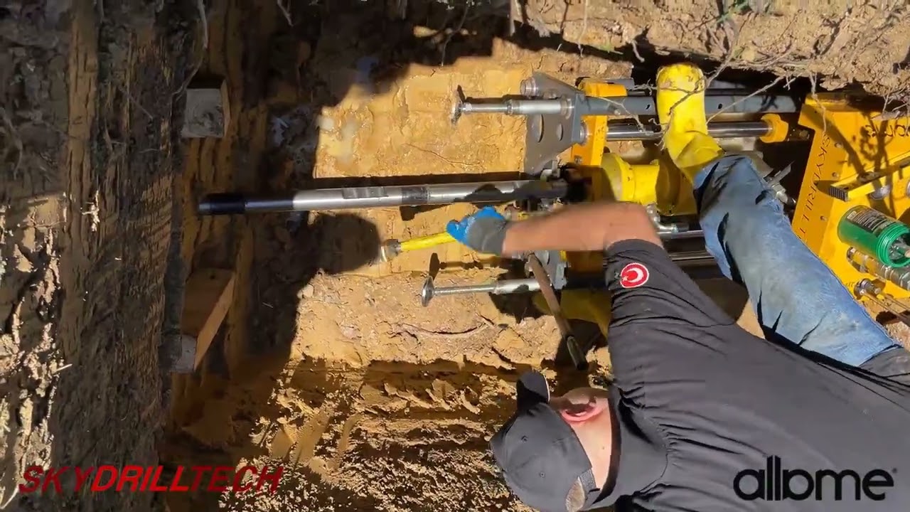 SkyDrillTech Portable Horizontal Drilling Machine