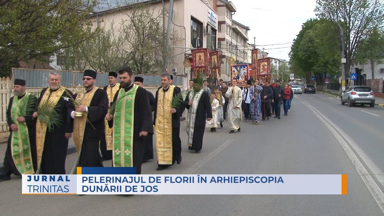 Pelerinajul de Florii în Arhiepiscopia Dunării de Jos