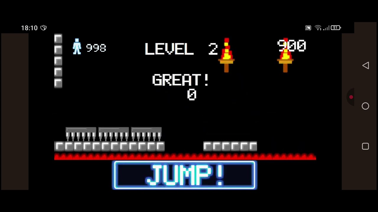 There is no pause button level 1&2 gameplay